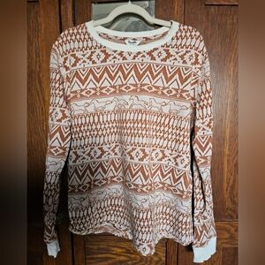 Women's Wranger Aztec Knit Top